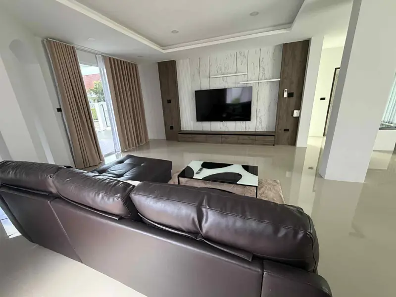 Suk Aim Garden Home Village, Naklua Pattaya 3 Bedroom for saleLand size: 348 Sq.M. / Living area: 242 Sq.M.  • 3 Bedrooms, 2 Bathrooms  • Private swimming pool (3x5 meters)