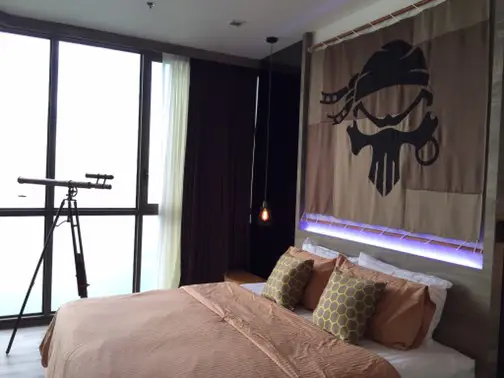 2 bed condo Situated in the prime location of Wong Amat Beach, the new beachfront condominium with an Infinity Sky Pool to feel part of the ocean .A Fitness Centre with a amazing views