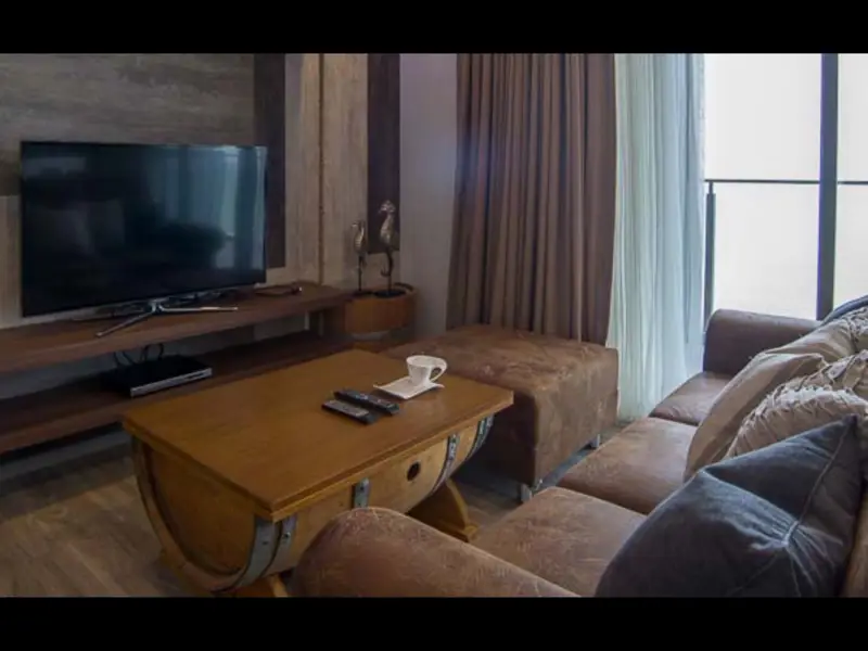 2 bed condo Situated in the prime location of Wong Amat Beach, the new beachfront condominium with an Infinity Sky Pool to feel part of the ocean .A Fitness Centre with a amazing views