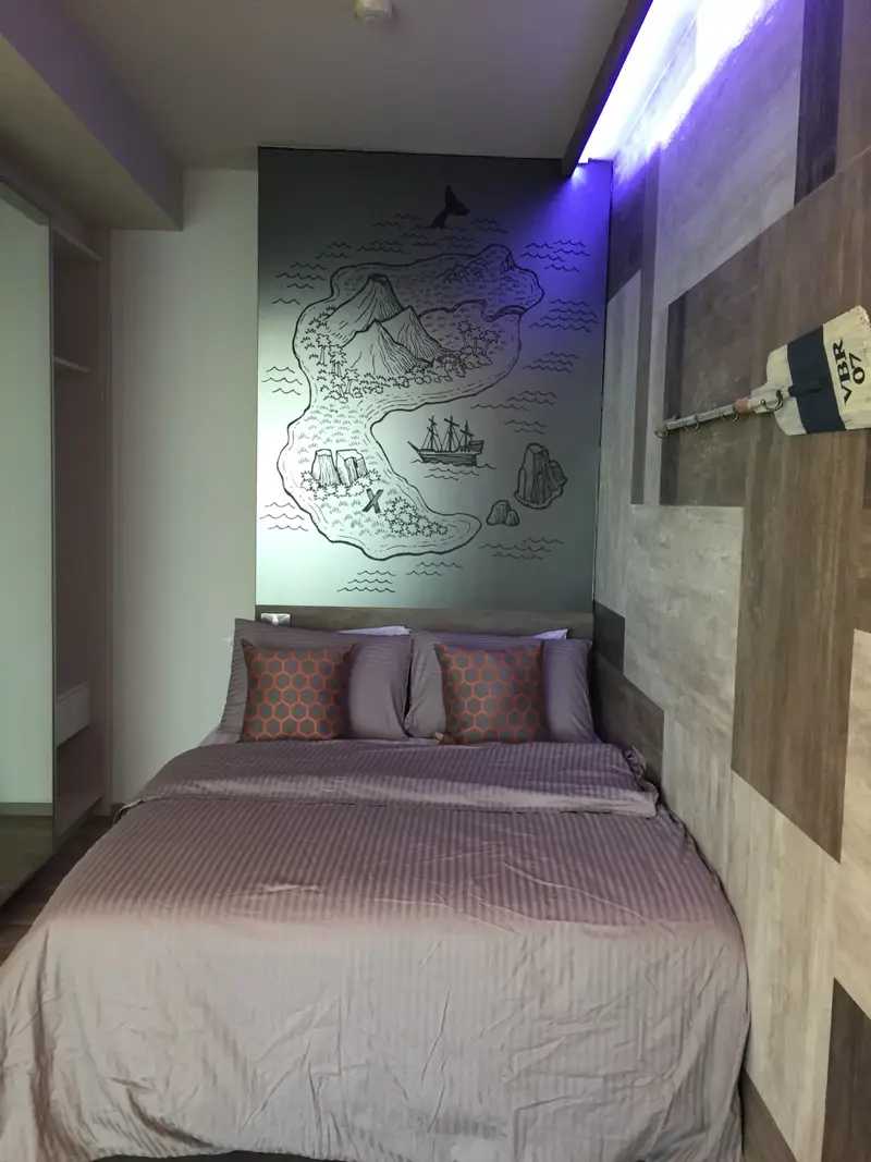 2 bed condo Situated in the prime location of Wong Amat Beach, the new beachfront condominium with an Infinity Sky Pool to feel part of the ocean .A Fitness Centre with a amazing views