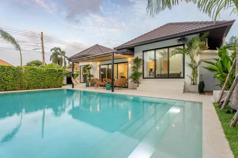 Tungklom 5 Bedroom Pool Villa Private pool and outdoor terrace Fully furnished witH  Open-plan living and dining area Modern kitchen with high-end appliance