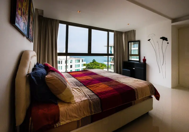 3 bed Duplex at The Sanctuary at Wongamat, Pattaya has the following facilities: Swimming pool, Gym, Internet, Security, Car park, Garden, Sauna, Children's area and Elevator. 