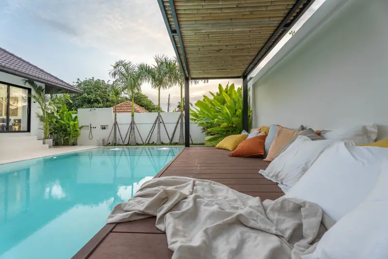 Tungklom 5 Bedroom Pool Villa Private pool and outdoor terrace Fully furnished witH  Open-plan living and dining area Modern kitchen with high-end appliance