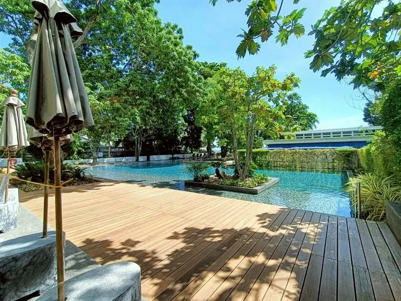 Zire Condo Wong Amat 2 Bedroom for sale High floor and Sea View Size 100 sqm. 2 Bedrooms, 2 Bathrooms, fully furnished