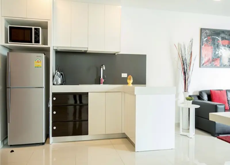 Luxury resort style condo for sale  Wongamat  with 1,000 square meter tropical lagoon pool Lush tropical gardens, boardwalks, waterslide Direct access to Wong Amat beach