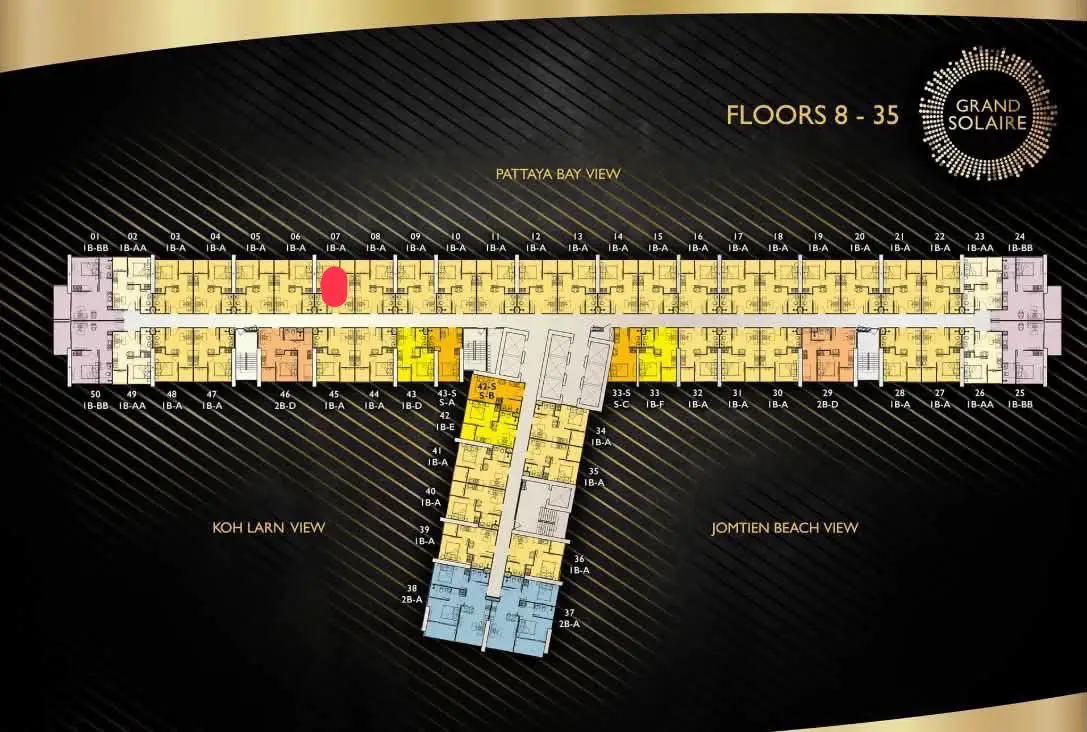 Grand Solaire 1 bedroom for sale