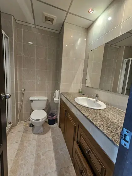 View Talay Pattaya Studio condo for  rent toilet