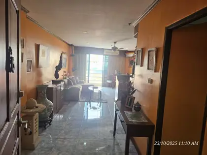 View Talay 2 1 bed condo for rent  550 meters close to Jomtien Beach overlooking a 180-degree sea view. Many shopping centers, Thai and international restaurants