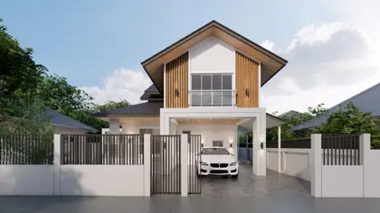 2-storey detached house Central Park4 for sale parking