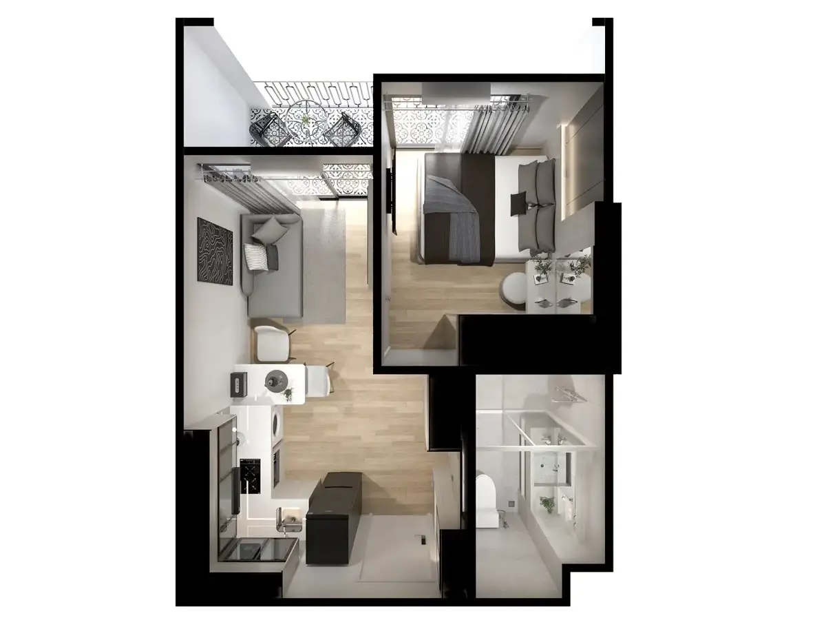 The Indeed Condo 1 Bedroom for sale
