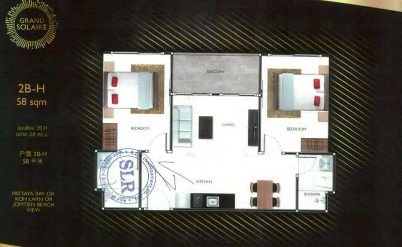 Grand Solaire 2 Bedroom for sale