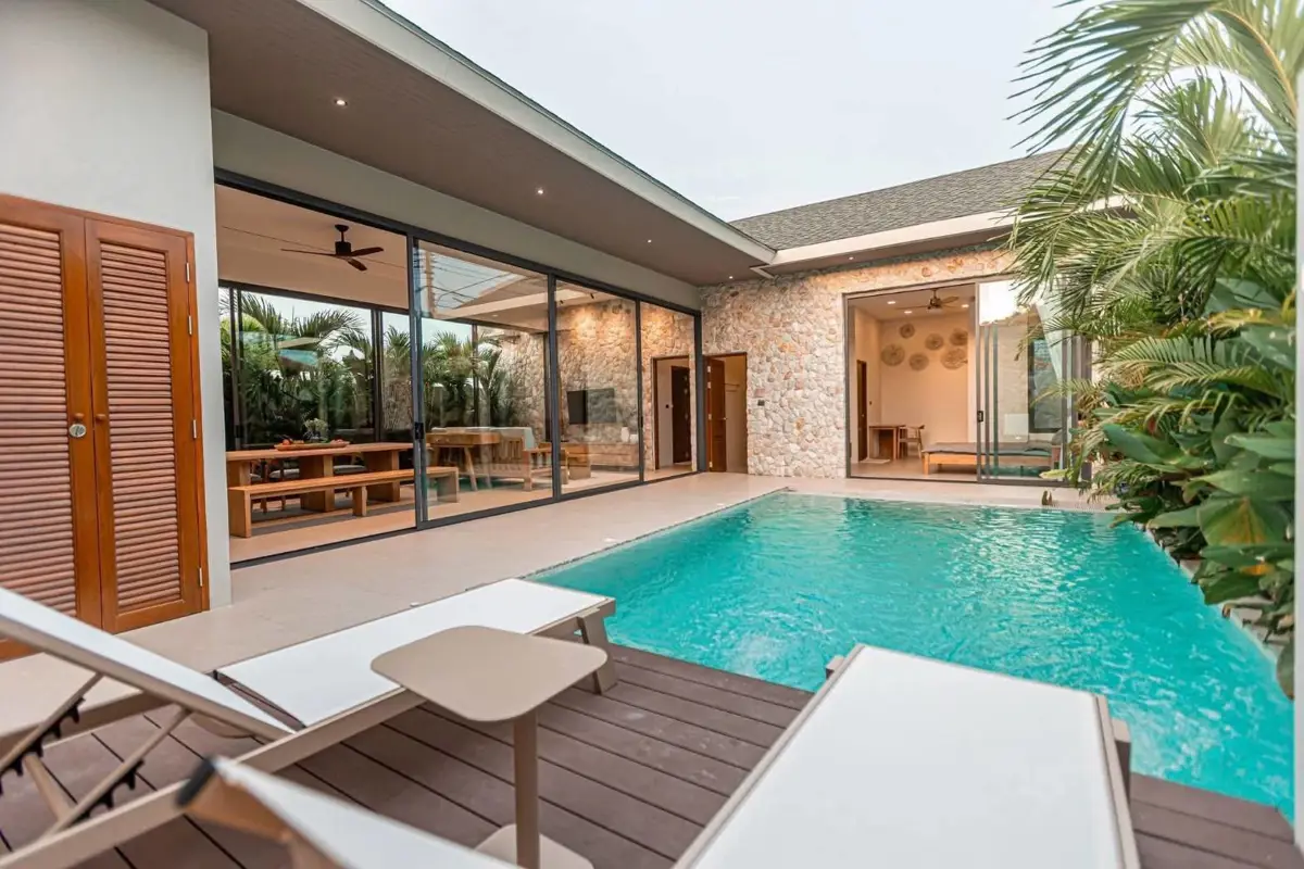 P00l Villa Green Ville near Raiwanasin Market 3 Bedroom For sale