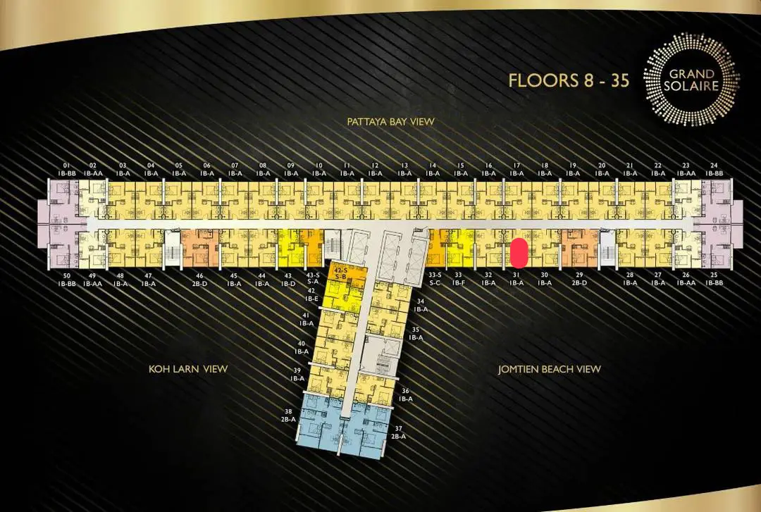 Grand Solaire 1 Bedroom for sale