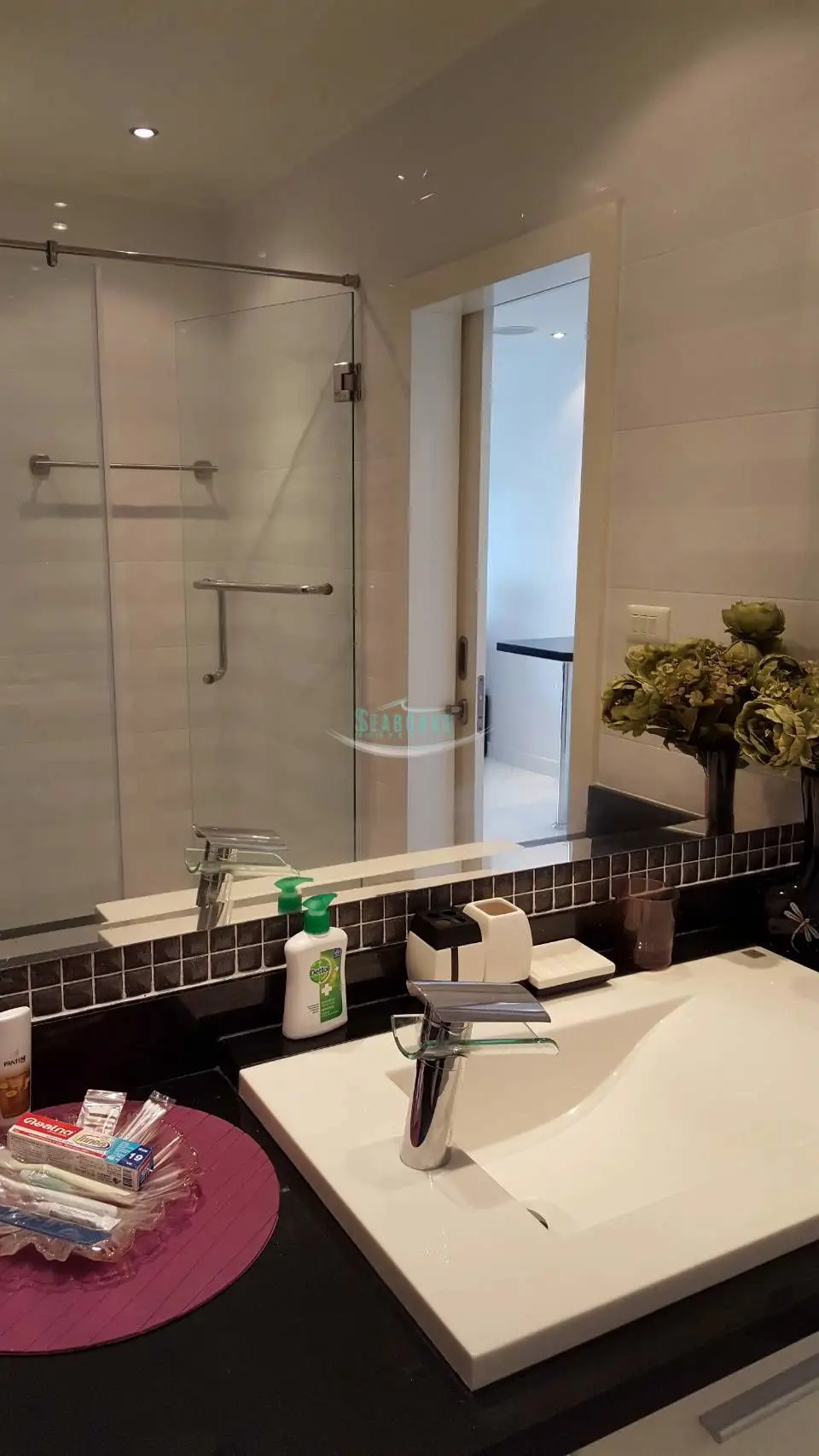 View Talay 7 Condo Bathroom, Rent Condo Dongtan Beach Pattaya