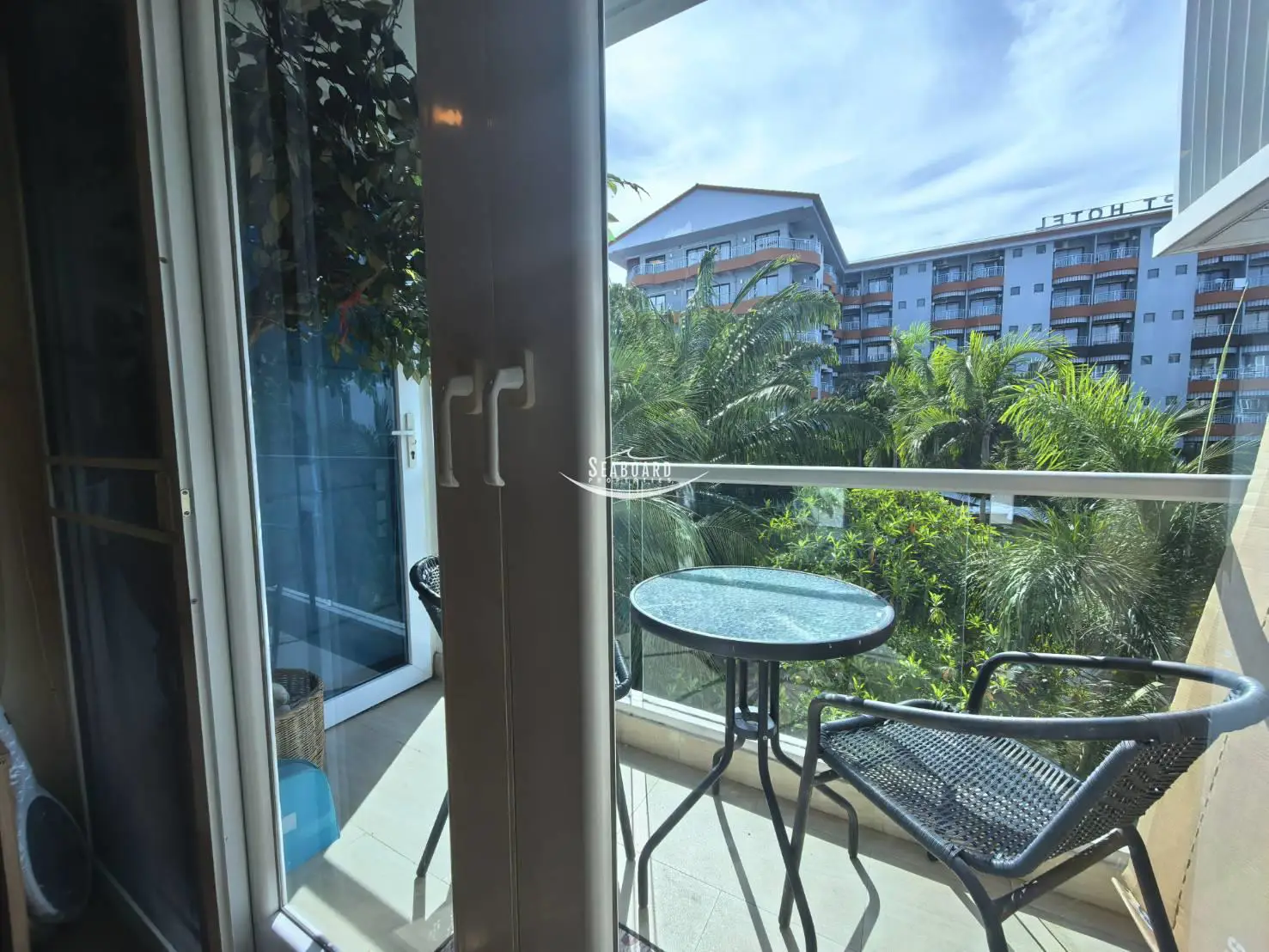 Relaxing Balcony Area with Garden View