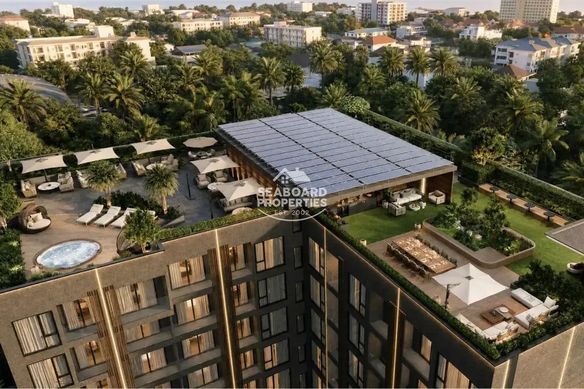 Level Pratumnak - Panoramic Aerial View of Condominium Building | Real Estate Agency Seaboard Properties