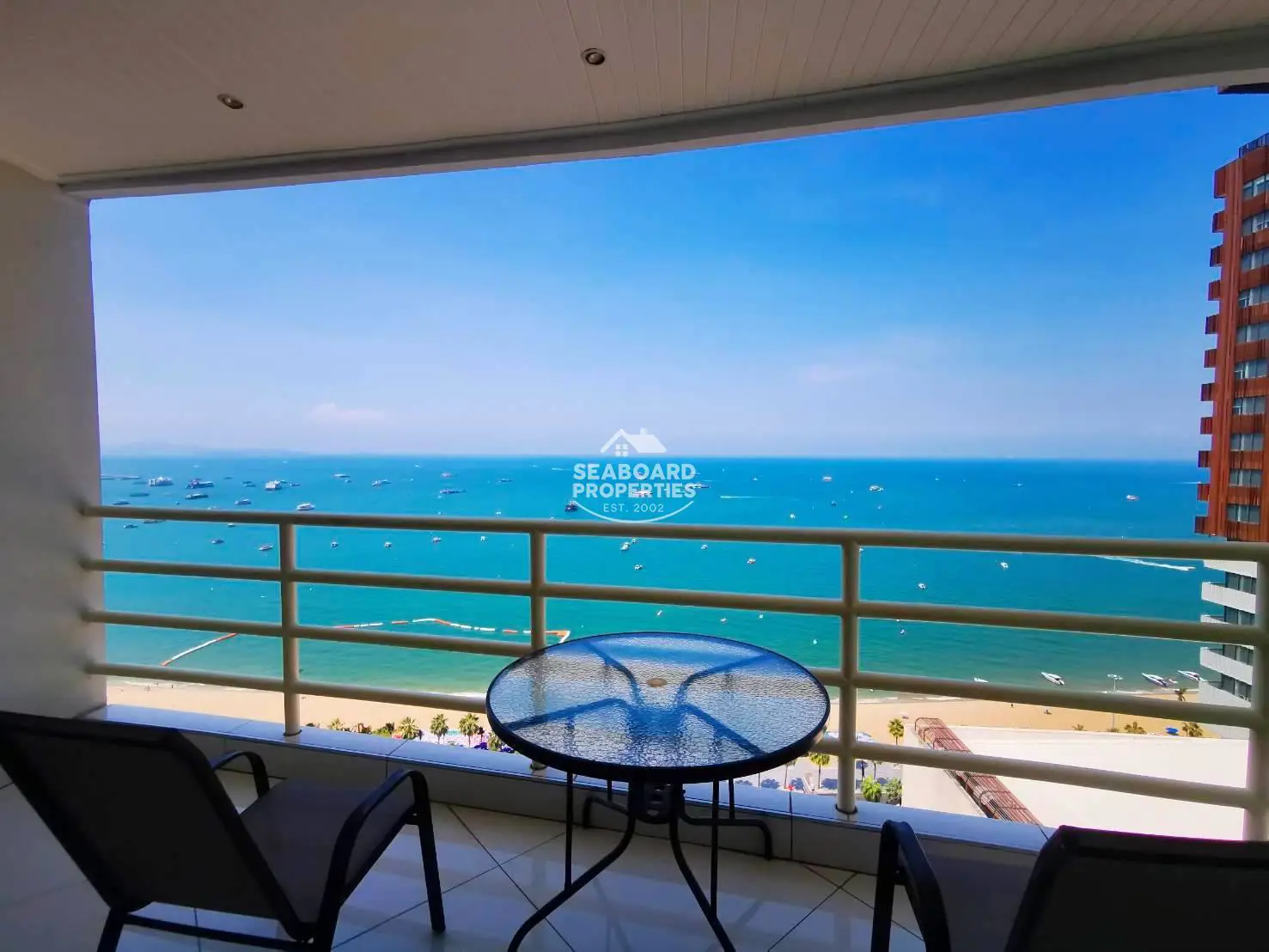Panoramic Sea View Balcony at View Talay 6 Pattaya