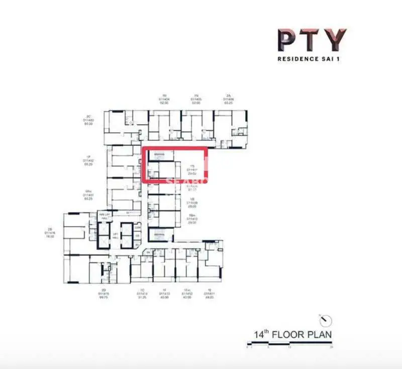 PTY Residence Condominium room floor plan design by Seaboard Properties