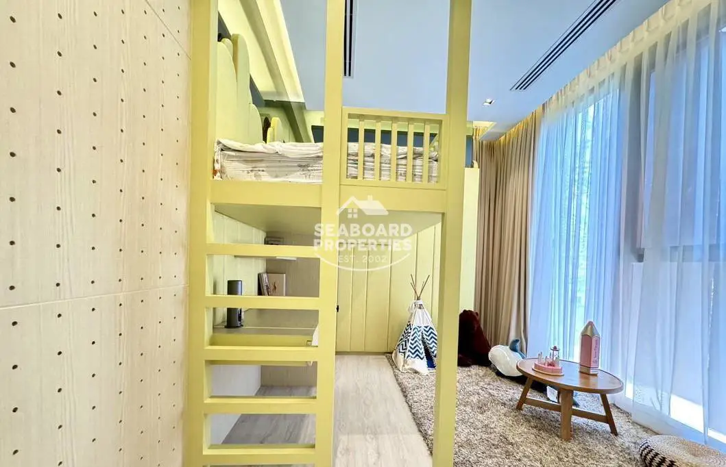 Skypark Lucean Jomtien Comfortable Second Bedroom with Modern Design