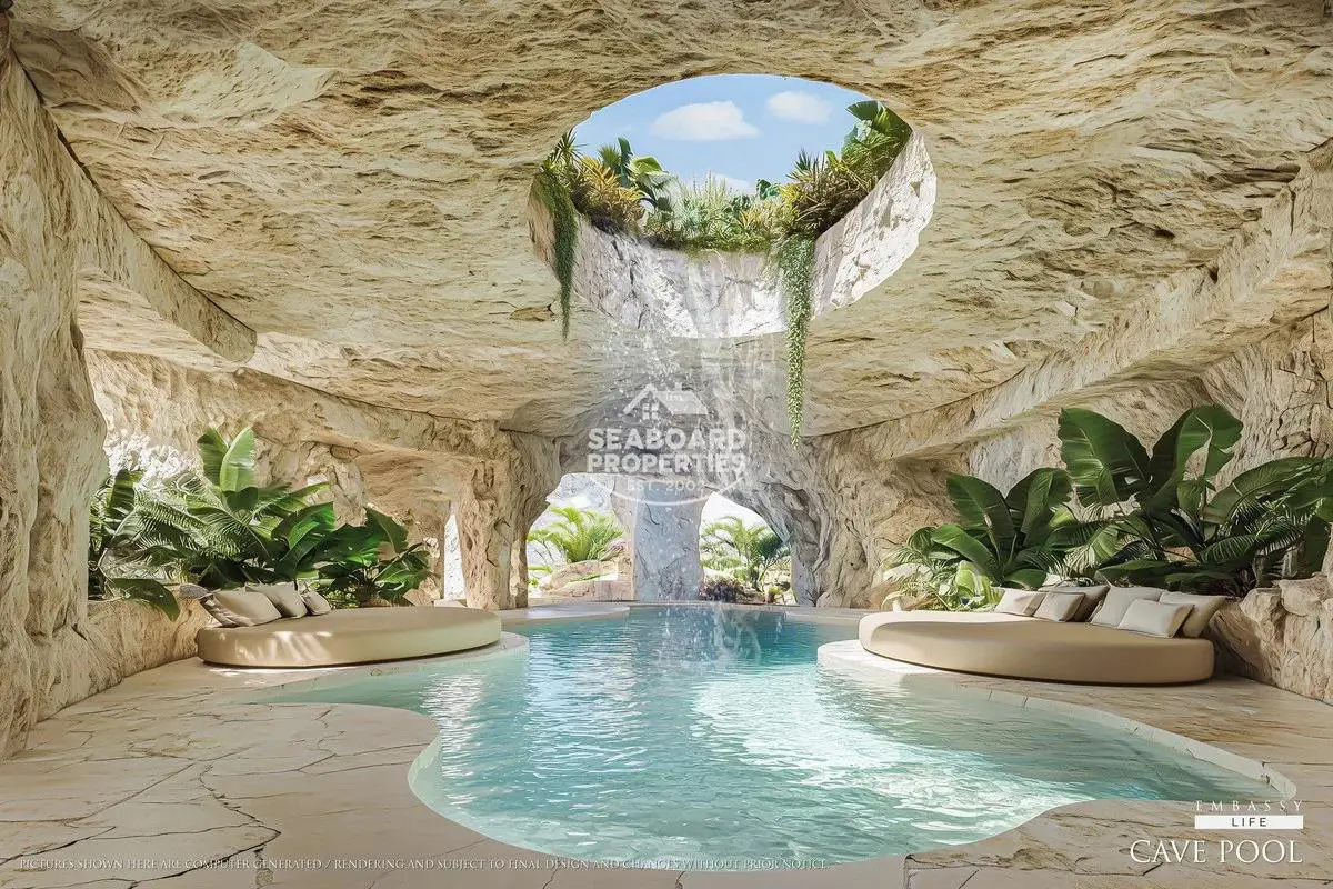 Embassy Life - Lagoon Pool & Waterfall