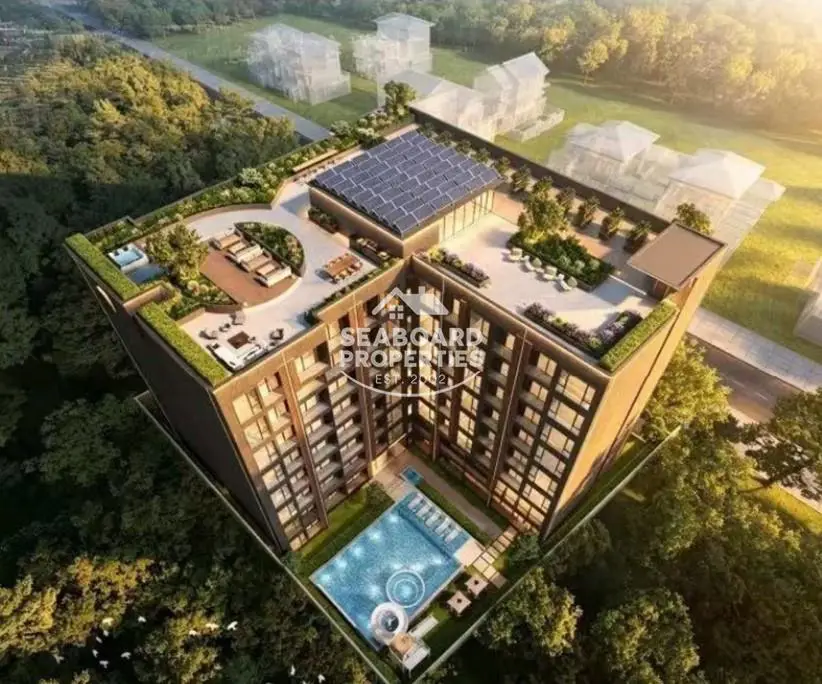 Level Pratumnak - Aerial Exterior View of Project & Ocean | Real Estate Agency Seaboard Properties