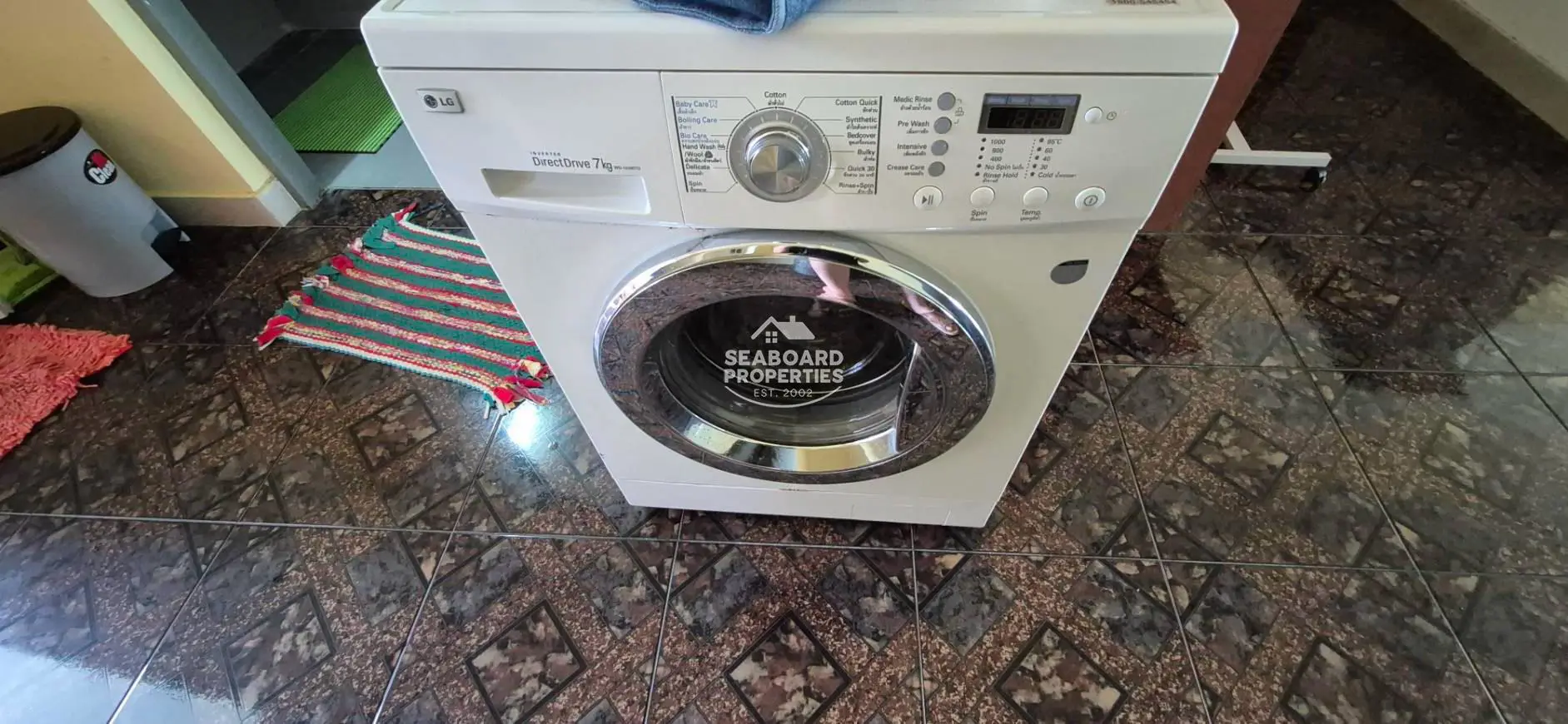 Jomtien Complex Condominium Built-in Front Loading Washing Machine