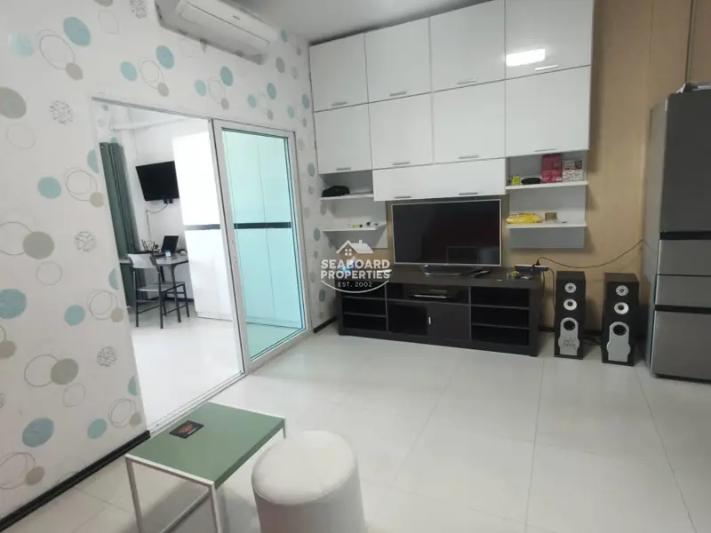View Talay 6 Modern Living Area & Kitchen Setup by Seaboard Properties