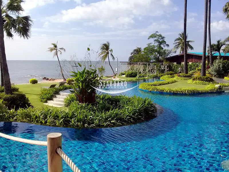 Tropical Beachfront Garden