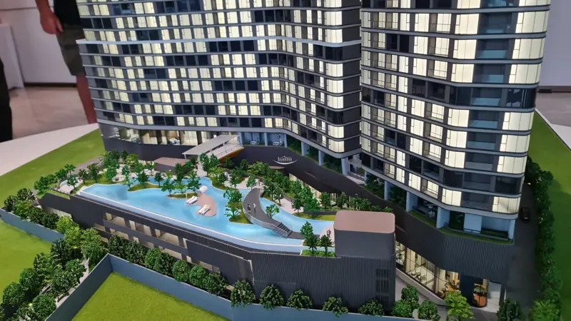 Aquarous Condo Jomtien Beach swimming pool