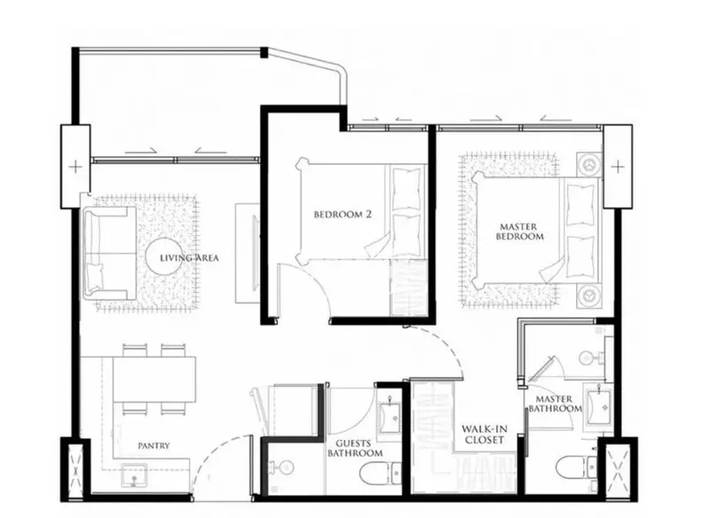 Embassy Life 2 Bedroom Condo for Sale in Jomtien Pattaya