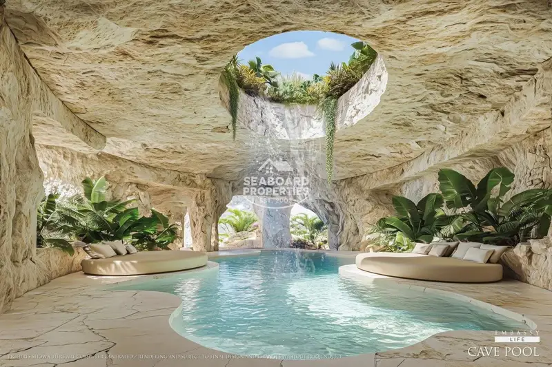 Embassy Life - Lagoon Pool & Waterfall