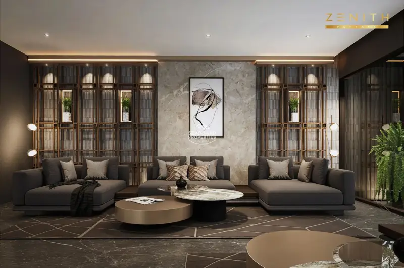 Zenith Pattaya Condo Perfectly Designed Dining Area for Two