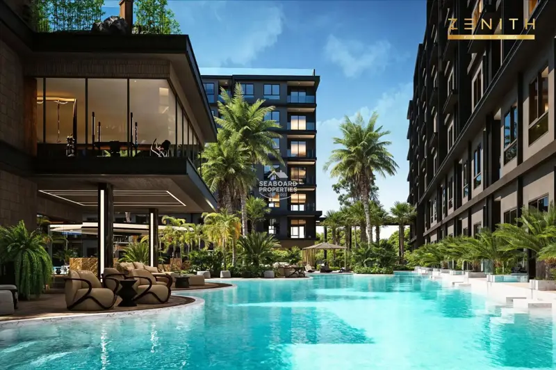 Iconic High-Rise Architecture & Lagoon Pool