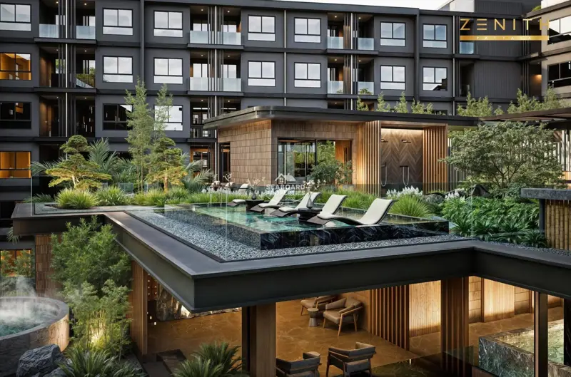 Modern Low-Rise Exterior - Zenith Pattaya