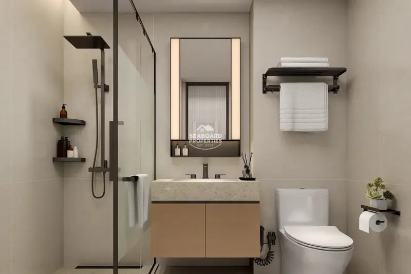 Level Pratumnak Pattaya - Modern En-Suite Bathroom Design