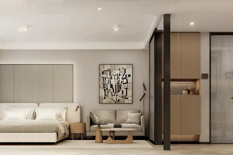 Level Pratumnak Pattaya - Cozy Studio Bedroom with Glass Partition