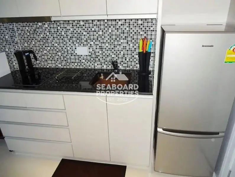 Novana Residence Pattaya Kitchenette Area & Refrigerator Setup