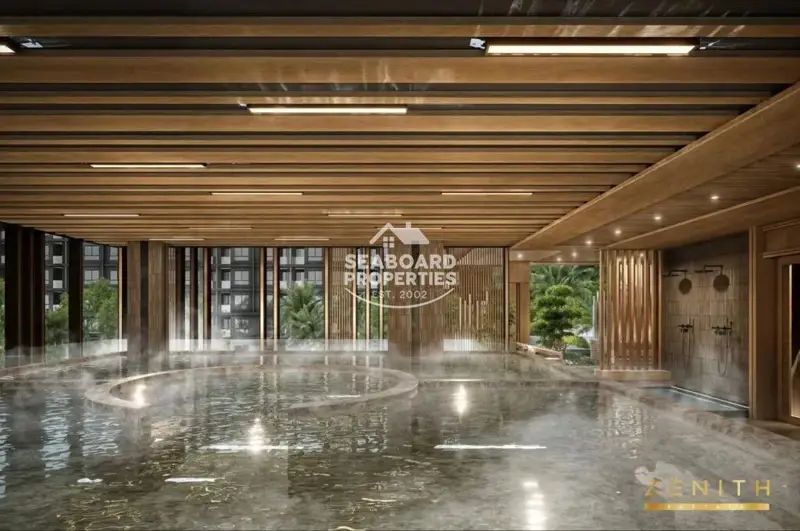 Zenith Pattaya Condo Relaxing Swimming Pool Area and Amenities