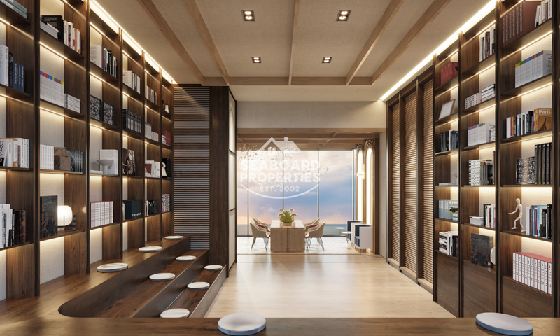 Skypark Lucean Double-Height Sky Lounge & Library