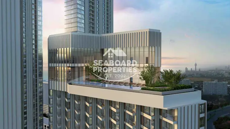 Skypark Lucean Iconic High-Rise Exterior Architecture by Seaboard Properties Property Agency Jomtien