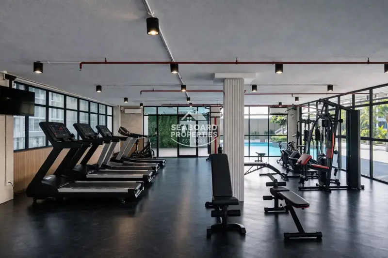 The Twin Tower Condominium Jomtien - Fully Equipped Modern Fitness Center