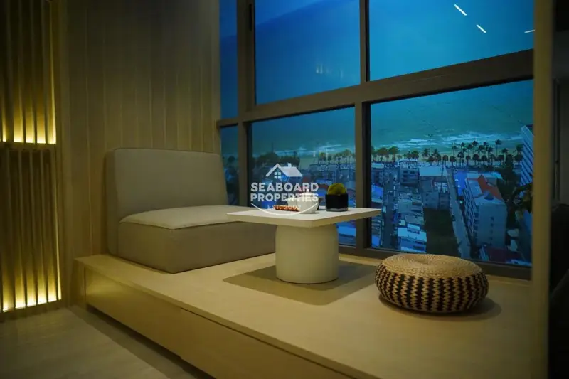 Skypark Lucean Panoramic Night Ocean View Living Lounge