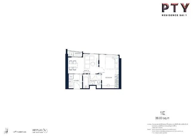PTY Residence Floor Plan and Unit Layout Diagram
