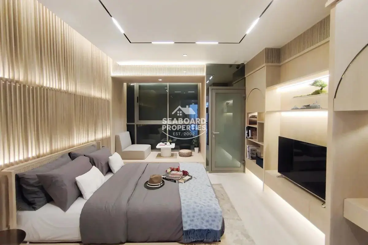 Skypark Lucean Jomtien Pattaya - Fully Furnished Studio Interior