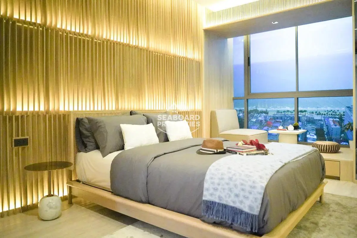 Skypark Lucean Jomtien Pattaya - Studio Bedroom with Ocean View