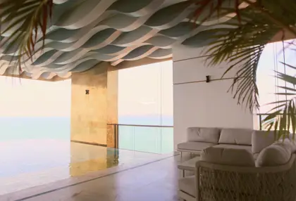 Sleek High-Ceiling Reception Lounge & Entrance Hall