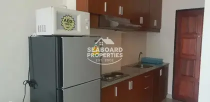 View Talay 1 Condominium Jomtien Kitchenette Countertop & Refrigerator Setup Condo for Rent