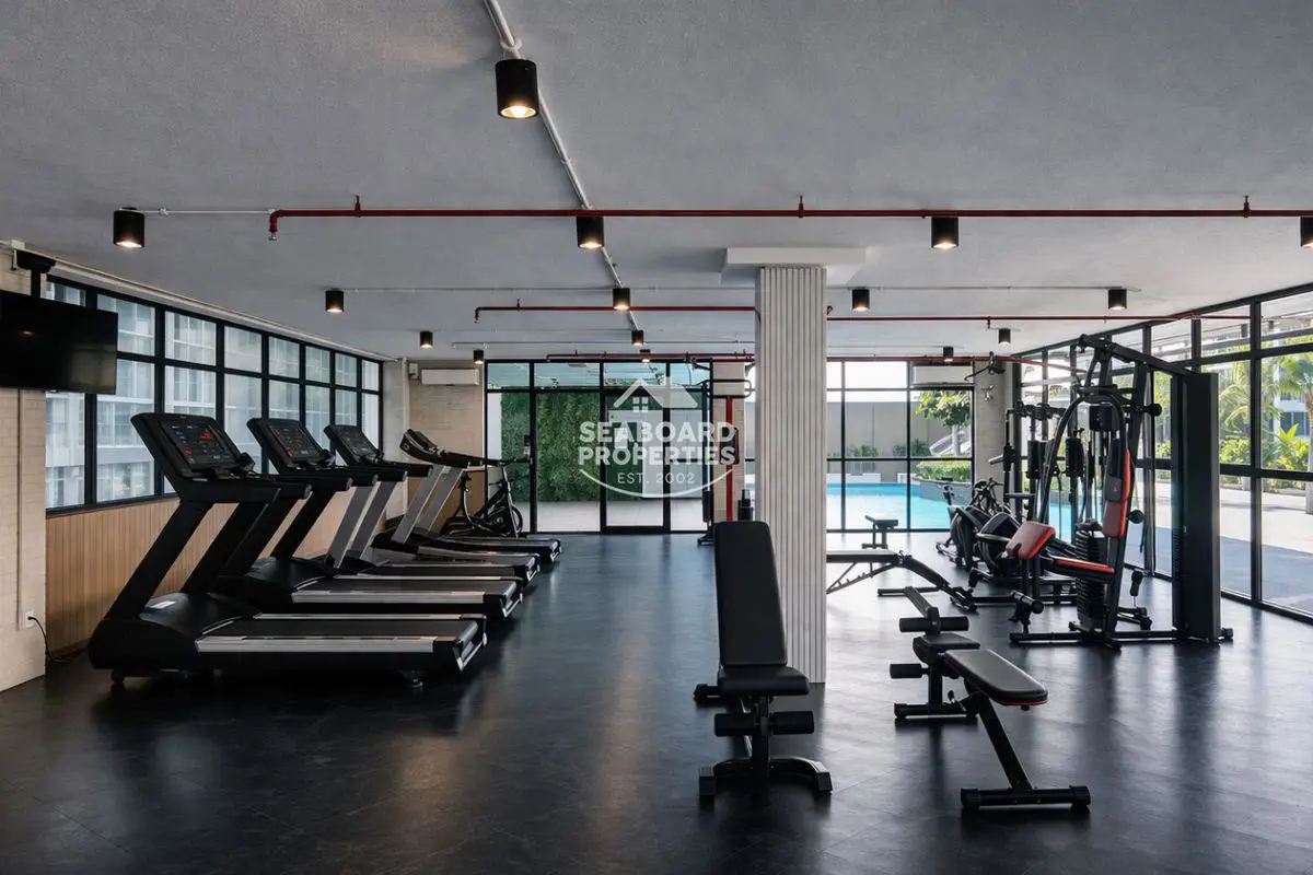The Twin Tower Condominium Jomtien - Fully Equipped Modern Fitness Center
