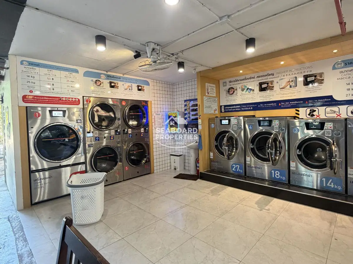 The Twin Tower Condominium Jomtien - Convenient Laundry and Utility Facility
