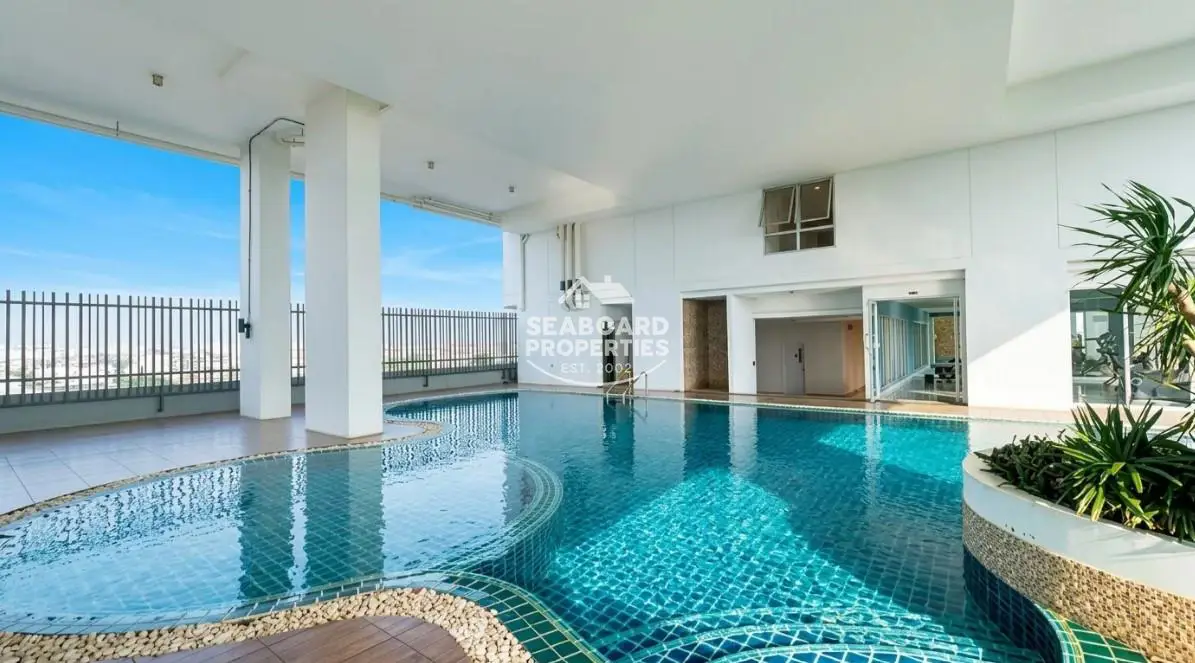 Unicca Condo spacious outdoor swimming pool by Seaboard Properties